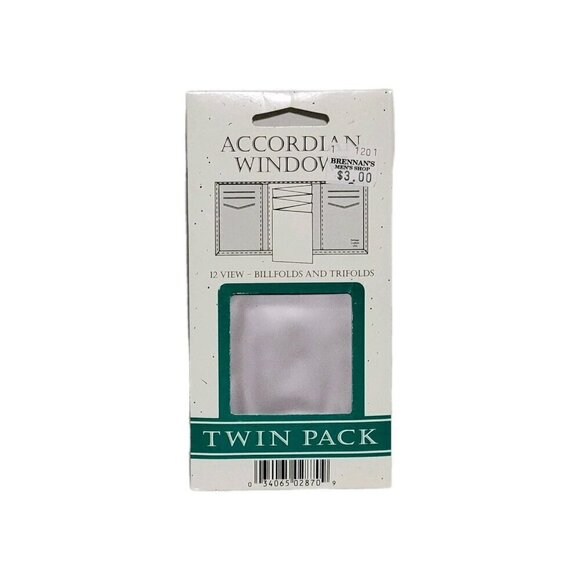 Enger Kress Co Other - Accordion Windows For Billfolds Trifold Wallets Twin Pack NWT Vintage Old Stock